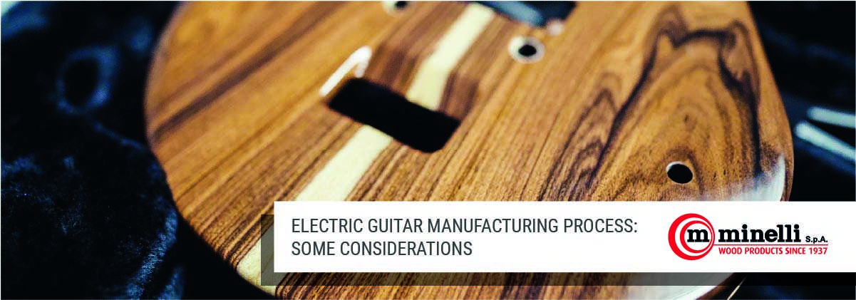 Illustration of Guitar Manufacturing Process Ladder